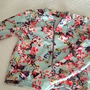 Floral Bomber Jacket
